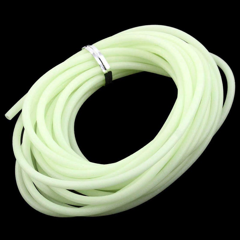 XMHF Fishing Angling Luminous Tube Line Deep Sea Fishing Soft Plastic Glow Tubing Attract Fish 3.8M Light Yellow - Image 2